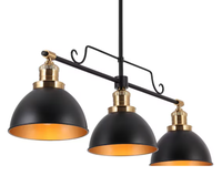 Foco decorativo de metal con bombilla de filamento E12/E14 Foco decorativo Iluminación de pista LED Luz colgante