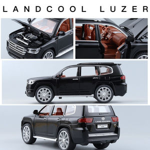 Nuevo Diecast 1:24 Toyo Land Crulser LC300 molde de Metal para coche sonido luz Puerta Abierta colección decoración pantalla aleación coches modelo - Product Image 5