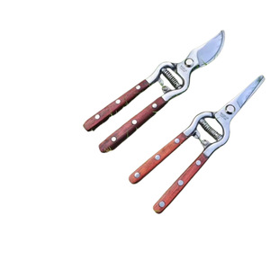 Ash Wood Handle Pruning <b>Shears</b> Stainless Steel Blade 20-30 Mm Trimming Diameter For Fruit Trees And Garden Use - Product Image 2
