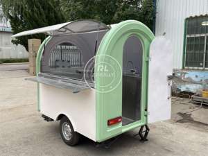 Chariots de vente ambulante de nourriture mobiles miniatures à prix bas personnalisés, chariots de vente ambulante de café, de hot-dogs et de restauration rapide à <span class=keywords><strong>vendre</strong></span> - Product Image 2