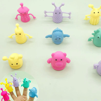 Bestseller TPR Finger-Spielzeug Neuartige Weiche Puppe Roboter Entspannungsspielzeug, Zufälliger Stil
