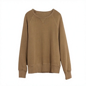 เสื้อสเวตเชิ้ตผู้ชายแบบเรียบสีพื้นสำหรับฤดูหนาว ดีไซน์โลโก้แบบใหม่ ปรับแต่งได้ สไตล์ลำลอง สตรีทแวร์ คอกลม ผ้าสแปนเด็กซ์/คอตตอนฟลีซ - Product Image 2