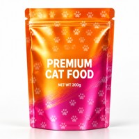 Sachet plastique personnalisé imprimé de qualité alimentaire, à fond plat, avec fermeture éclair, pour fruits de mer séchés, poissons, crevettes, snacks, emballage anti-humidité