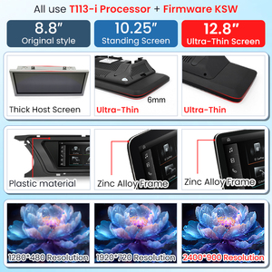 HFmidia 2026 ระบบลินุกซ์ใหม่ หน้าจอบางขนาด 10.25 นิ้ว 12.8 นิ้ว สำหรับ Audi A4 A5 B8 8kh 8k5 8k2 8t3 8ta เครื่องเล่นวิดีโอในรถยนต์ CarPlay อัตโนมัติ - Product Image 6