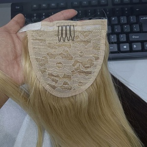 Extensiones de Cabello Humano 100% Remy Europeo Grado 10A, Cola de Caballo Enrollable con Ondas Suaves y Sedosas en Todos los Colores - Product Image 2