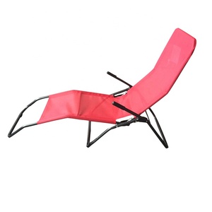 Chaise longue d'extérieur moderne et pliable en métal, imperméable et portable pour patio - Product Image 6