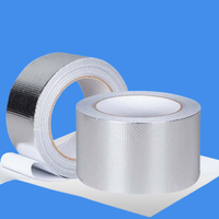 Ruban en aluminium et fibre de verre de qualité industrielle pour la réparation des conduits de CVC, résistant à la chaleur et ignifuge