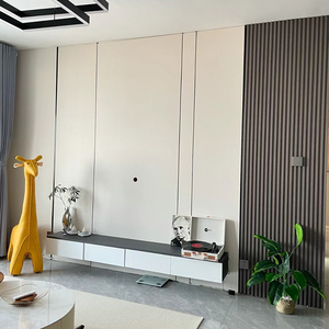 Tấm ốp tường PVC 3D giả gỗ dễ lắp đặt, vân gỗ, tấm ốp tường PVC WPC, tấm ốp tường WPC trong nhà - Product Image 6