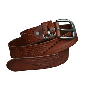 Compre en Línea Cinturones Formales para Hombre con Hebilla de Latón, Cinturón de Lujo para Regalo, Cinturones Duraderos de Último Diseño a la Venta - Product Image 3