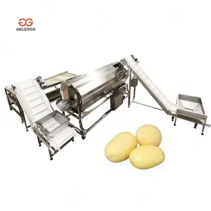 Stainless Steel Potato Skin Removing Machine|Potato Cleaning/Skin Remover Machine