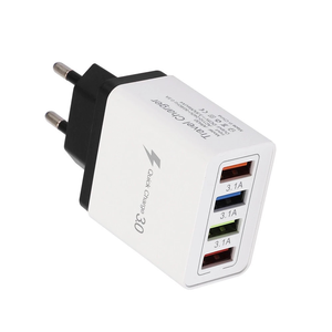 <span class=keywords><strong>Chargeur</strong></span> de Téléphone personnalisé 4USB Couleur Téléphone Portable Portable Voyage 3A <span class=keywords><strong>Chargeur</strong></span> Bouchons - Product Image 4