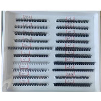 Kit d'extension de cils individuels pour cils épais Volume 80D Kit de cils moelleux pour grappes de cils