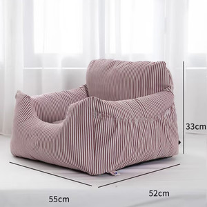 Lüks İşlevli köpek araba koltuğu ve seyahat çantası Booster evcil hayvan taşıyıcı çıkarılabilir Faux kürk kapak ile özel Logo - Product Image 6