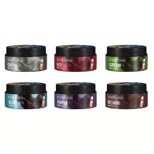 <strong>Hair</strong> <strong>Color</strong> Clay 100g Instant Coloring Easy <strong>Wash</strong> Out OEM ODM for Party Festival - Product Image 6