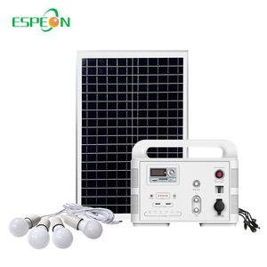 สถานีพลังงานแสงอาทิตย์ Espeon เครื่องกำเนิดไฟฟ้าแบบพกพา 12V พร้อมไฟ LED และแผงโซลาร์เซลล์สำหรับใช้งานกลางแจ้ง - Product Image 1