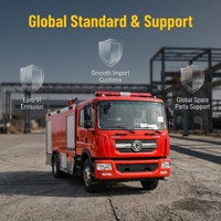 Truk Pemadam Kebakaran Dongfeng 8000L Baru 230HP 4x2 Euro VI untuk Pemadam Kebakaran Pemerintah Kota Pabrik Asia Tenggara