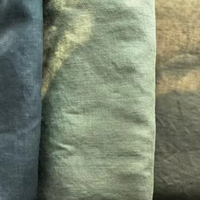 Nuevos productos que se convierten en éxitos instantáneos 55% Lino 45% Algodón Color Lino Mezcla de algodón Tela Ropa de verano