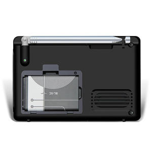 Radio multifonction portable d'usine à bande complète AM FM SW avec écran LCD, enregistrement à une touche, boutons de préréglage numériques, rechargeable - Product Image 6