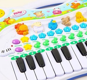 Cartoon Animal Musical Multifunction <b>Keyboard</b> <b>Electronic</b> <b>Keyboard</b> Toy Piano for Kids - Product Image 2