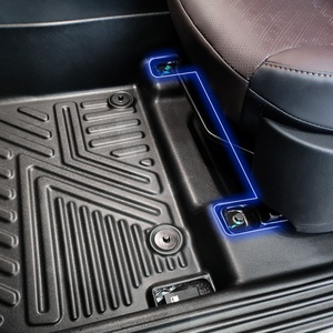 แผ่นรองพื้นรถยนต์ TPE 5D ดีไซน์พร้อมโลโก้ ป้องกันรอยขีดข่วน กันน้ำ สำหรับ Chevrolet SILVERADO 2023 - Product Image 4