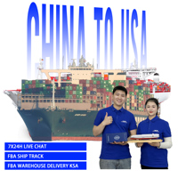 Transitaire maritime pour acheteurs de fret en palettes Chine vers KSA, livraison de fret en palettes Amazon FBA, entrepôt 3PL, livraison DDP DDU porte-à-porte LCL