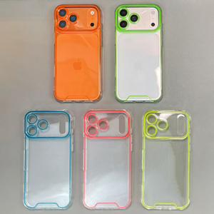 <span class=keywords><strong>Coque</strong></span> de téléphone en TPU souple transparente lumineuse à la mode pour <span class=keywords><strong>iPhone</strong></span> 17 <span class=keywords><strong>Pro</strong></span> <span class=keywords><strong>Max</strong></span> - Product Image 1