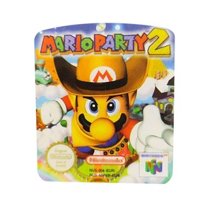 สติ๊กเกอร์ตลับเกมกระดาษ Kart64 Party Super Advance 1 2 3 สำหรับ N64 - Product Image 4