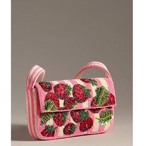 Hermoso bolso cruzado con bordado de cuentas de semillas de lujo con correa ajustable hecho a mano para un estilo atemporal - Product Image 6