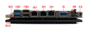 เมนบอร์ดอุตสาหกรรมสำหรับผู้ผลิต รองรับ 4K VGA USB รองรับซีพียู Broadwell-U รุ่นที่ 5 - Product Image 4