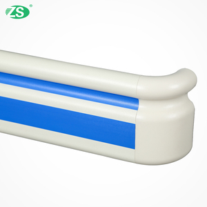 PVC Hospital Handrail Corridor Safety <strong>Wall</strong> Guard <strong>Rail</strong> for Public Medical Areas - Product Image 1