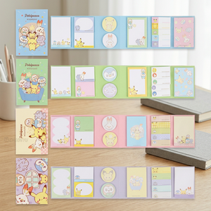 Pokemoned 6 Step Sticky Notes Set 12 PCS Korean Kids Stationery Cute Character <b>Memo</b> <b>Pad</b> Pikaed Gift Children Wholesale AB0172 - Product Image 2