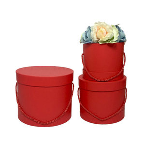 Iunion Chất Lượng Cao <span class=keywords><strong>New</strong></span> Hoa Hộp Bao Bì Quà Tặng Hoa Hồng In Ấn Tùy Chỉnh Sang Trọng Vòng Giấy Mache Nồi Hoa Hồng Hộp - Product Image 3