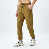 Pantalon de randonnée léger et résistant à l'eau pour homme, 90 % nylon, 10 % élasthanne, extensible, cargo tactique, jogging, trekking en plein air