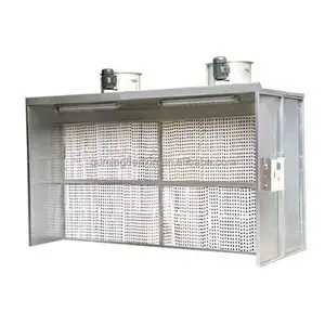 high click powder spray booth direct sales industrial spray painting booth spots goods paint booth air filter system