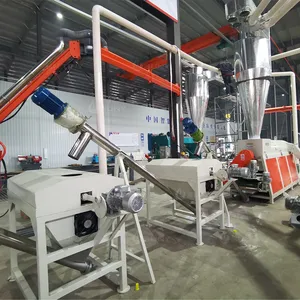 Máquinas de reciclaje de pañales de procesamiento ecológico, máquina trituradora de reciclaje de servilletas sanitarias desechables