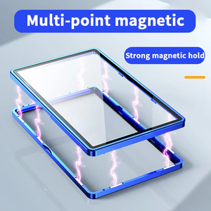Étui pour cartes gradées YY avec cadre en aluminium empilable magnétique, protection en verre anti-rayures résistant aux UV pour cartes - Product Image 2