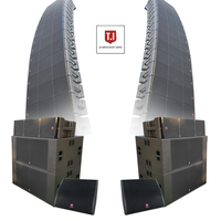 Altavoz Line Array TI PRO Audio MAX 212 OEM, Neodimio, Resistente al Agua, Ecológico, 2000W RMS, 4000W Pico, Doble Woofer de 12 Pulgadas, 3 Vías