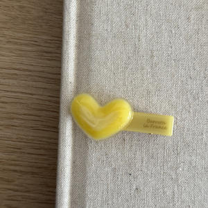 กิ๊บติดผมอะซิเตทสีเจลลี่หรูหรา กิ๊บติดผมรูปหัวใจหวานๆ สำหรับเด็กผู้หญิง - Product Image 6