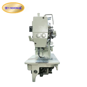 New YS-845D Industrial Mechanical Direct Drive High Speed Twin Needle Lockstitch Sewing Machine <b>Iron</b> Flat-Bed Configuration - Product Image 3