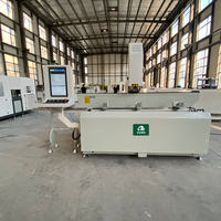 Machine de perçage et de fraisage CNC OUWO avec une longueur de travail de 1800 mm et un contrôle par servomoteur pour l'industrie des portes et des fenêtres