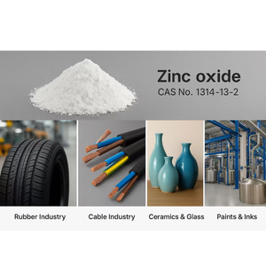 Zhongda Polvo Blanco de Óxido de <span class=keywords><strong>Zinc</strong></span> 99.7% ZnO CAS 1314-13-2 para la Industria del Plástico, Suministro de Fábrica, Muestra Gratuita - Product Image 1