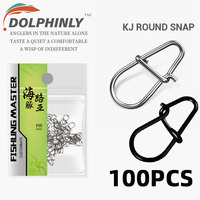 Accessoires micro améliorés de style américain, mousqueton pivotant en acier inoxydable, connecteur d'appât en forme de gourde, micro amélioré 10 lb