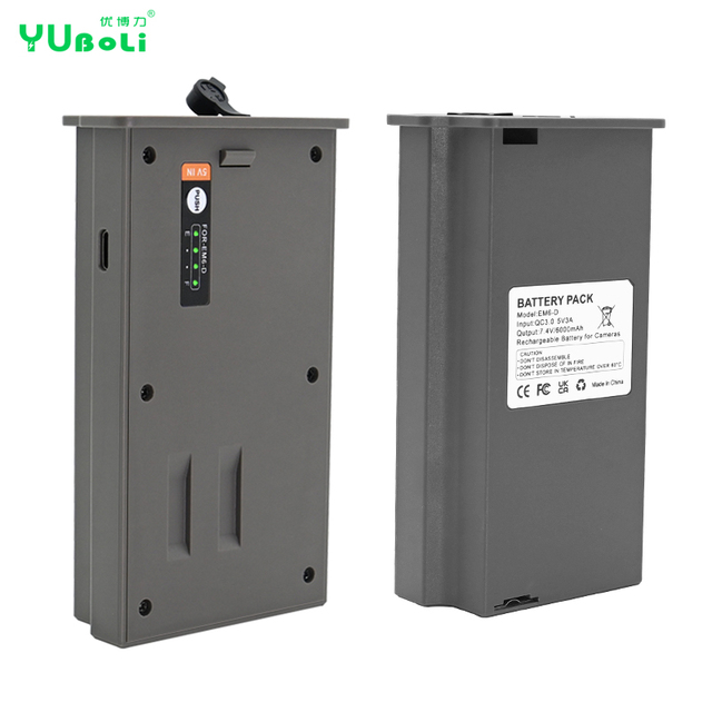 New Reveal Lipo Lithium Battery Pack EM6 for TACTACAM Reveal X Pro, X Gen 2.0, SK, XB, X Trail Camera