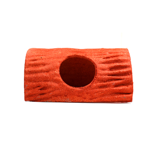 Hamster Hide Space Juguete para mascotas Mini Casa de animales de madera natural con agujero de árbol Hide House Golosinas comestibles para mascotas pequeñas - Product Image 4