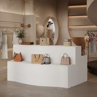 Étagère à grille en bois multicouche légère, comptoir Long Island, armoire de présentation pliable, table de présentation de papier pour exposition, centre commercial, art