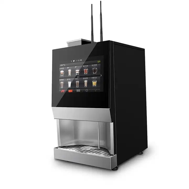 Desktop Fresh Ground Coffee Vending Machine Instant Coffee Fully Automatic with Touch Screen