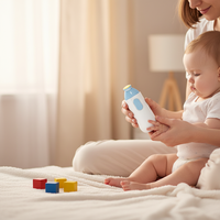 Outil de manucure pour bébé, sûr, doux et silencieux, lime à ongles électrique pour bébé avec lumière LED, utilisation nocturne