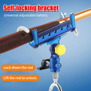 Soporte de tierra de doble propósito para caña de pescar, torreta autoblocante, poste con caña de mar manual, nueva condición, suministros de pesca - Product Image 4