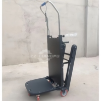 Carretilla Plegable Portátil de Acero para Subir Escaleras, Capacidad de 500 kg, Carretilla de Compras, Carretilla Plegable