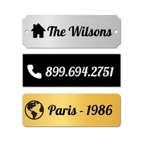 Badges nominatifs personnalisés gravés pour serveurs, en métal, avec épingle ou support magnétique